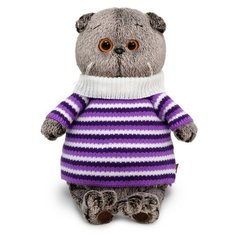 Мягкая игрушка "Басик в полосатом свитере", 22 см Ks22-200 Basik&Co