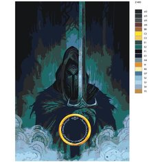 Картина по номерам Z-460 "Властелин колец" 60x90 Brushes Paints