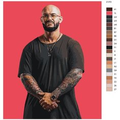 Картина по номерам Z-372 "Джиган" 60x80 Brushes Paints