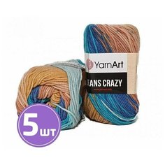 Пряжа YarnArt Jeans Crazy (8207), мультиколор, 5 шт. по 50 г