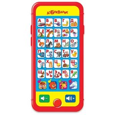Интерактивная развивающая игрушка Азбукварик Музыкальная азбука, красный