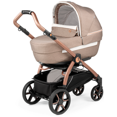 Универсальная коляска Peg-Perego Book Lounge Modular (3 в 1), mon amour, цвет шасси: золотистый