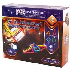 Конструктор Магникон МК-39, 39 дет.
