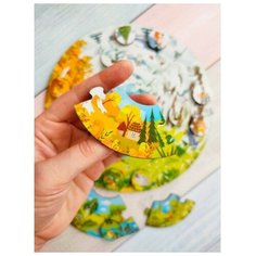 Пазл-пирамида Времена года ЛазерПро