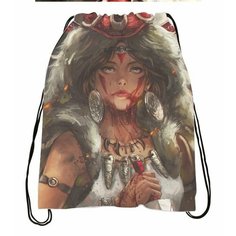 Сумка-мешок для обуви Принцесса Мононоке, Princess Mononoke №3 Migom