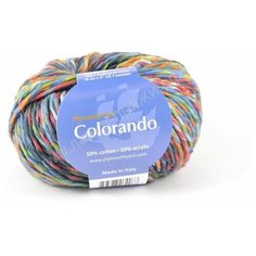 Пряжа Colorando (Италия) 50% хлопок, 50% акрил, 50 гр./80 м, col.603 Plymouth Yarn