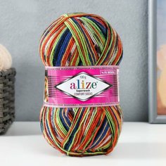 Пряжа "Superwash comfort socks" 75% шерсть, 25% полиамид 420м/100гр (2701) Alize