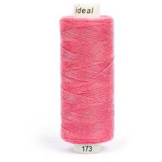 Нитки бытовые IDEAL, толщина 40/2, полиэстер 100%, 366м, цвет 173 розовый