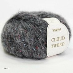 Пряжа Seam Cloud Tweed Сеам Клауд Твид, 49723, 40% альпака файн 30% вискоза 30% полиамид, 50г, 150м, 1 моток