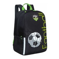Рюкзак GRIZZLY школьный, жесткая спинка, 2 отделения, для мальчиков, "SOCCER", 38х29х16 см, RB-351-1/1