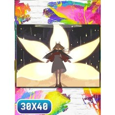 Картина по номерам на холсте аниме может я встречу тебя в подземелье - 12044 30х40