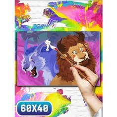 Картина по номерам на холсте игры world of warcraft dragonflight - 12104 60х40