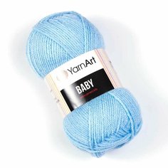 Пряжа YARNART BABY (YarnArt), голубой - 215, 100% акрил, 5 мотков, 50 г, 150 м.