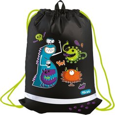 Мешок для обуви 1 отделение Först «Monster party», 360*470мм, вентиляционная сеточка, светоотражающа Forst