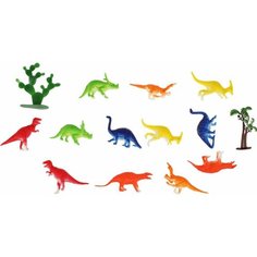 Набор пластизолевых фигурок динозавры серия рассказы О животных 12 шт. Играем вместе ZY416421-R