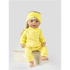 Одежда для куклы Беби Бон (Baby Born) 43см , Rich Line Home Decor, Х-992/Желтый