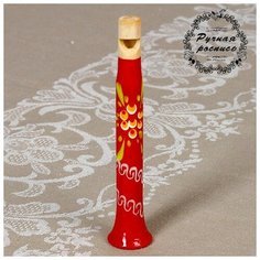 Дудочка «Расписная», 10 см, микс Noname