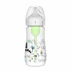 Бутылочка для кормления DR. BROWNS WB91010 с широким горлышком Динозавры 0 m+ 270 мл