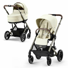 Коляска 2в1 Cybex Balios S Lux, цвет Seashell Beige TPE