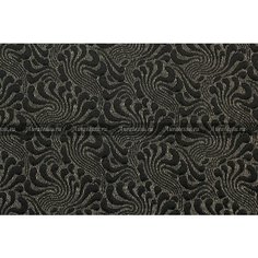 Ткань Жаккард-стрейч Vesta чёрно-песочный с ажурным выпуклым узором, 420 г/пм, ш154см, 0,5 м Веста