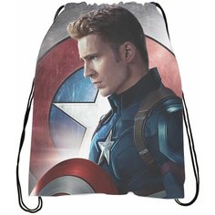 Мешок для обуви Капитан Америка - Captain America № 3 Bugrikshop