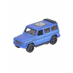 Машинка обычная Mercedes-Benz G63, 12 см, световые и звуковые эффекты, инерция, синий, 1 шт. Sweet Home