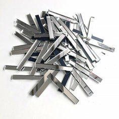 Мозаика зеркальная россыпью, серебро, 10х80 мм, 50 шт. Vivere Mosaico