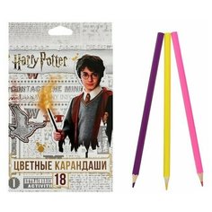 Карандаши цветные 18 цветов ", заточенные, картонная коробка, европодвес 1 упак. Случай