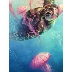 Картина по номерам Морская черепаха 40х50 см АртТойс