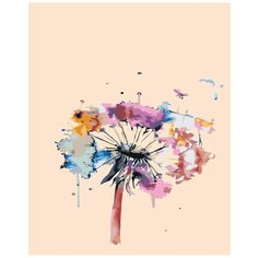 Картина по номерам Радужный одуванчик 40х50 см АртТойс