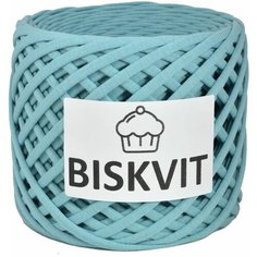 Трикотажная пряжа Biskvit 2 мотка цвет Пыльная мята, Бисквит