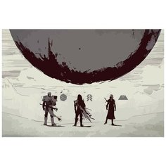 Картина по номерам на холсте Игра Destiny (Космос, Sci Fi) - 8024 Г 60x40