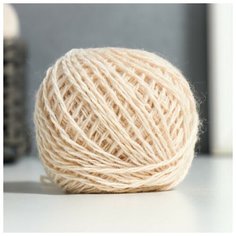 Пряжа "Акрил" 100% акрил, 108м/42гр (Слоновая кость)./В упаковке шт: 10 Карачаевская