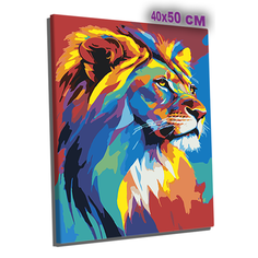 Картина по номерам на холсте на подрамнике 40х50 живопись