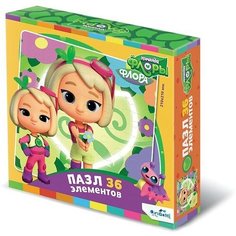 Пазл «Команда Флоры. Флора в цветах», 36 элементов Origami