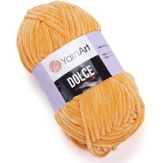 Пряжа YarnArt Dolce манго (852), 100%микрополиэстер, 120м, 100г, 3шт