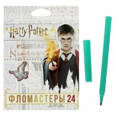 Фломастеры 24 цветов , картонная коробка, европодвес China