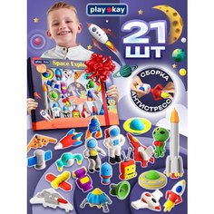 Play Okay Ластики фигурные Набор стирательная резинка конструктор