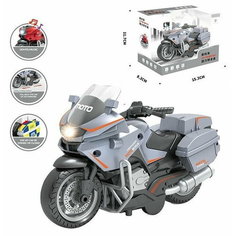 Мотоцикл инерционный, звук, открываются багажники (в коробке) Китай