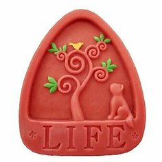 Силиконовая форма для мыла Дерево Life №2 2D, для свечей гипса 1шт 6 х 5 х 2 см Нет бренда