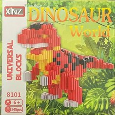 Конструктор из мини блоков 3d динозавр Homestic