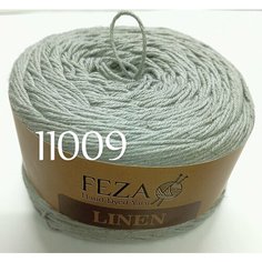 Пряжа Feza LINEN 11009, 100г/330м, 70 хлопок 30 лён Упаковка 4 шт