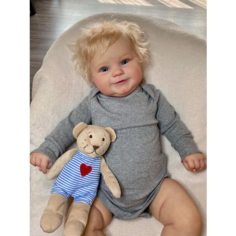Кукла Реборн девочка Ксения(мягконабивная) 50см/ Реалистичная кукла NPK Doll