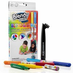 Набор фломастеров хамелеонов Blendy pens c аэрографом 12 шт CK1602