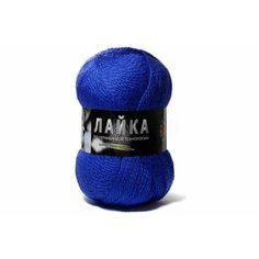 Пряжа Color City Лайка джинсовый (2303), 75%шерсть меринос/25%шерсть собаки, 300м, 100г, 2шт