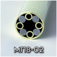 Мозаичный пин МП8-02 диаметром 8мм, Заготовка для рукояти ножа, поделок, хобби, творчества! Knife Make