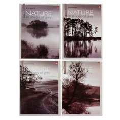 Блокнот А5, 40 листов на скрепке "Природа", микс Альт