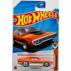 Машинка Hot Wheels коллекционная 71 PLYMOUTH GTX оранжевый HKJ56