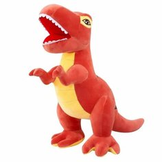 Мягкая игрушка динозавр / Тираннозавр / красный 37 см Shop Plus