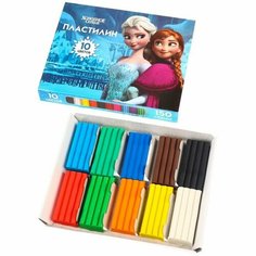 Пластилин 10цв 150г Холодное сердце Disney